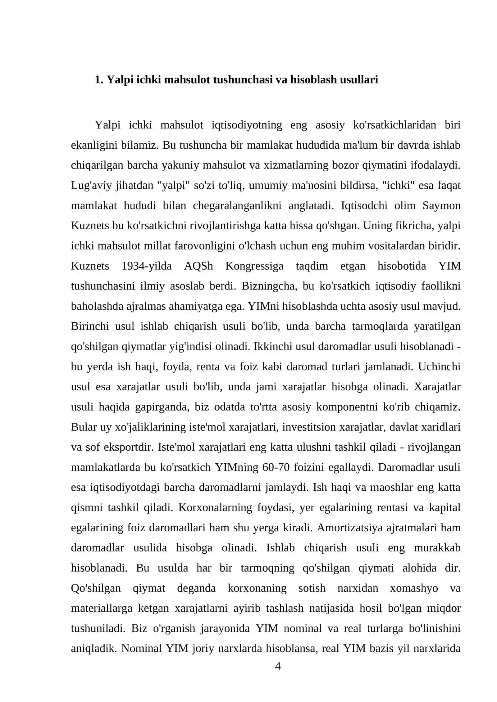 Yalpi ichki mahsulot statistikasi 4