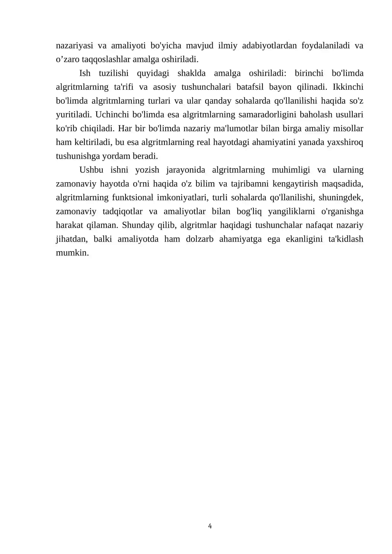 Algaritm haqida tushuncha 4