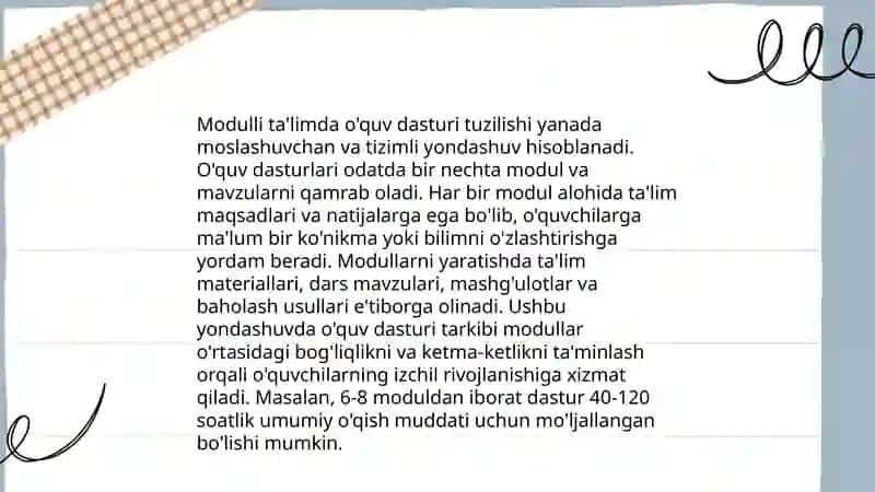 Modulli ta'lim texnologiyasi 4