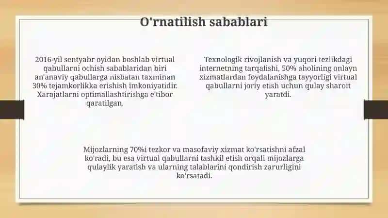 Virtual qabulxona ochilishi 4