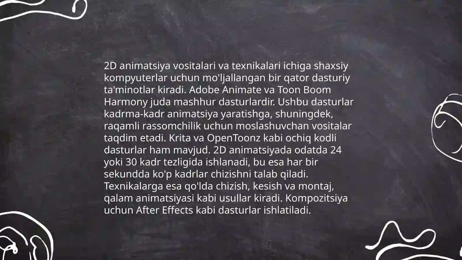 Multimedia vositalarida animatsion effektlar yaratish 4