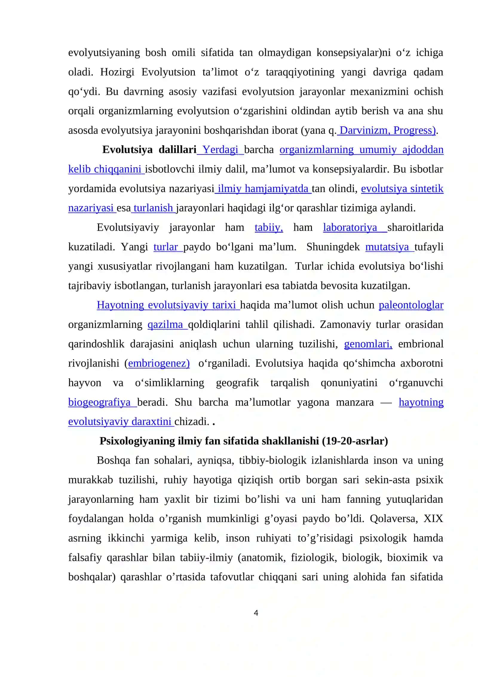 Evolutsion psixologiyaga kirish 4