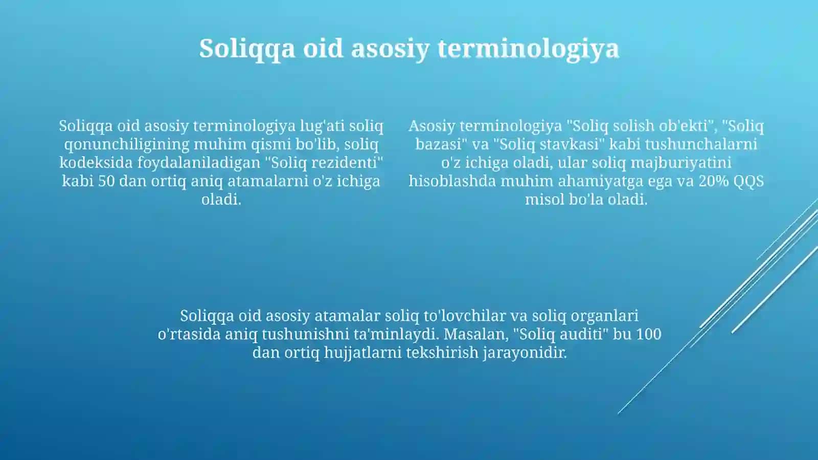 English for taxation. Key concepts and terms 4