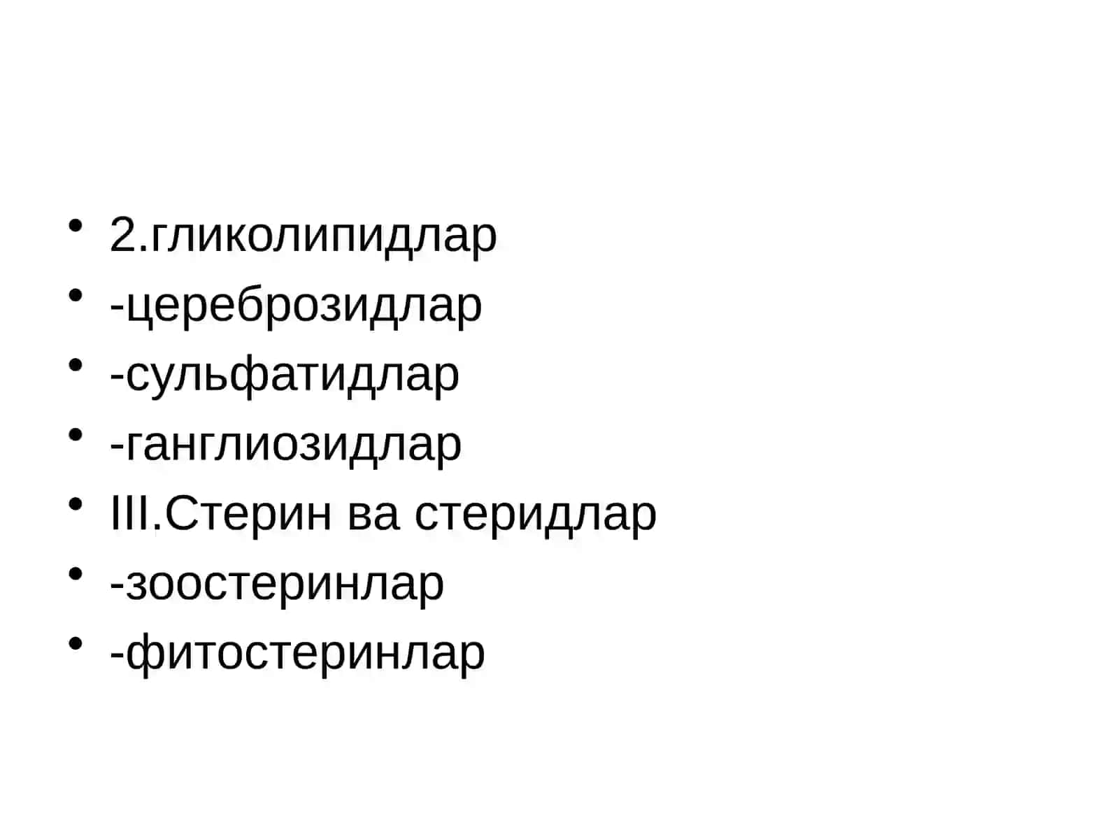 Липидларнинг ҳазмланиши 4