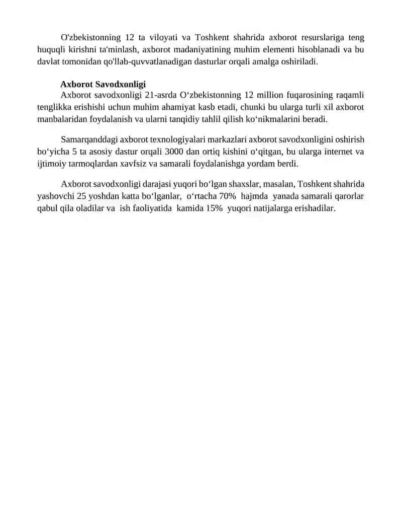 Axborot madaniyati va uning asosiy unsurlari 4