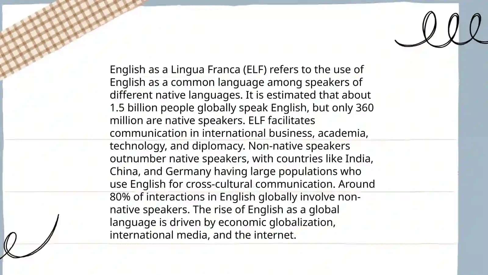 Plan: The Historical Spread of the English Language 4