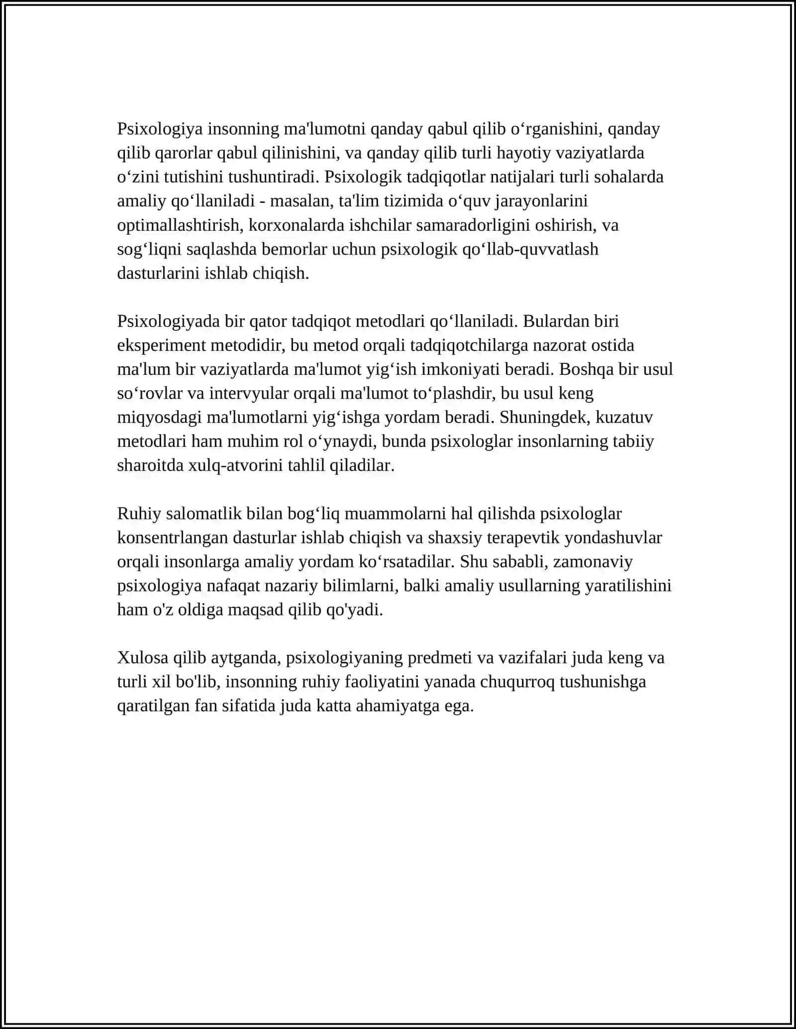 PSIXOLOGIYA FANI 4