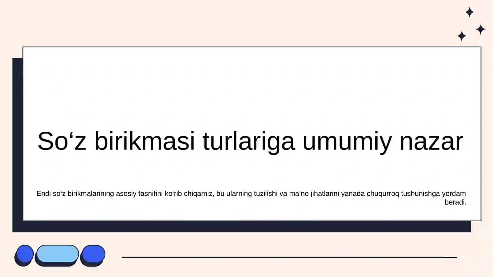 So‘z birikmasi: Ma’no va ahamiyatini anglash. 4