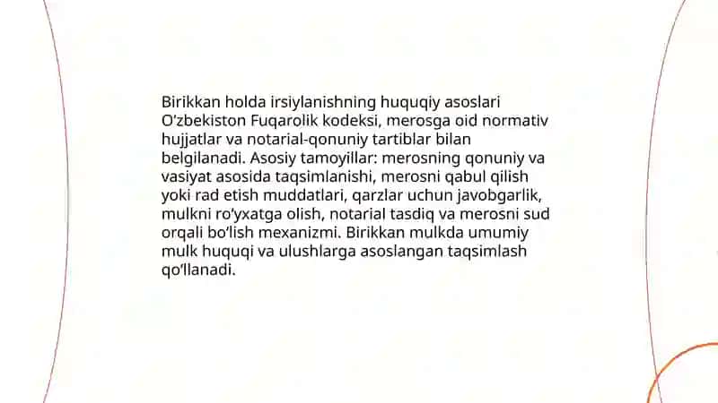 Birikkan holda irsiylanish 4