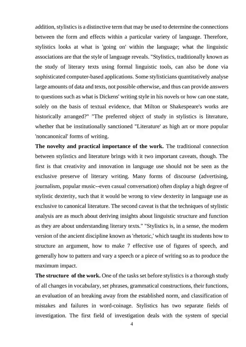 Comparative Analysis of Media Style in English Language 4