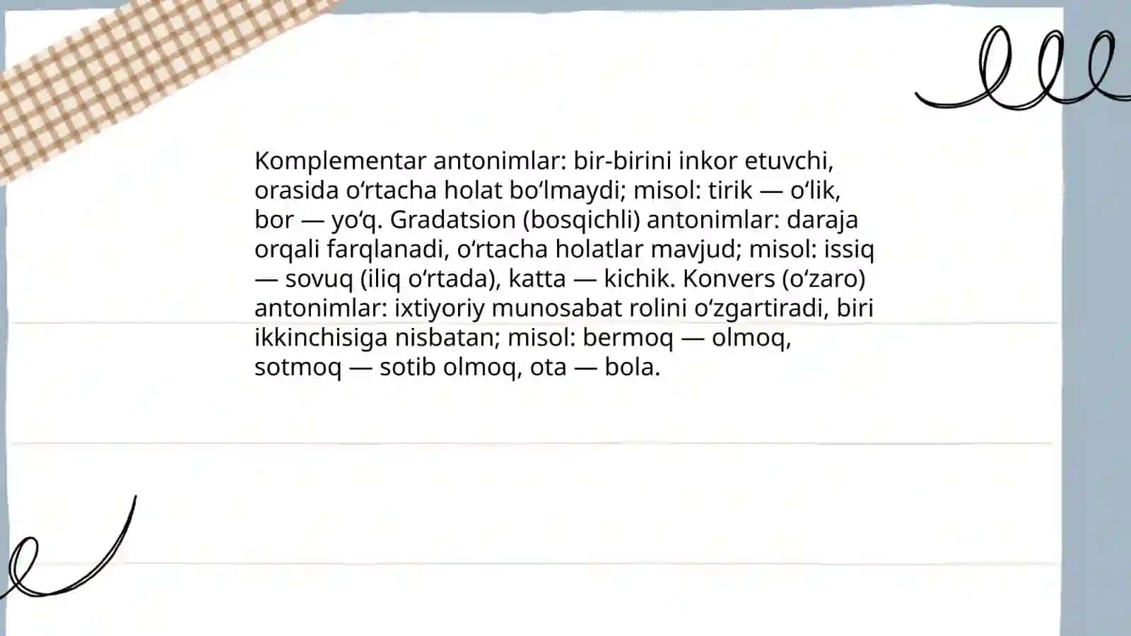 Leksik antonimiya va paronimlar 4