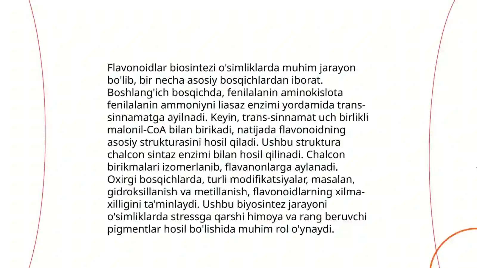 Flavonoidlar biosintezi 4