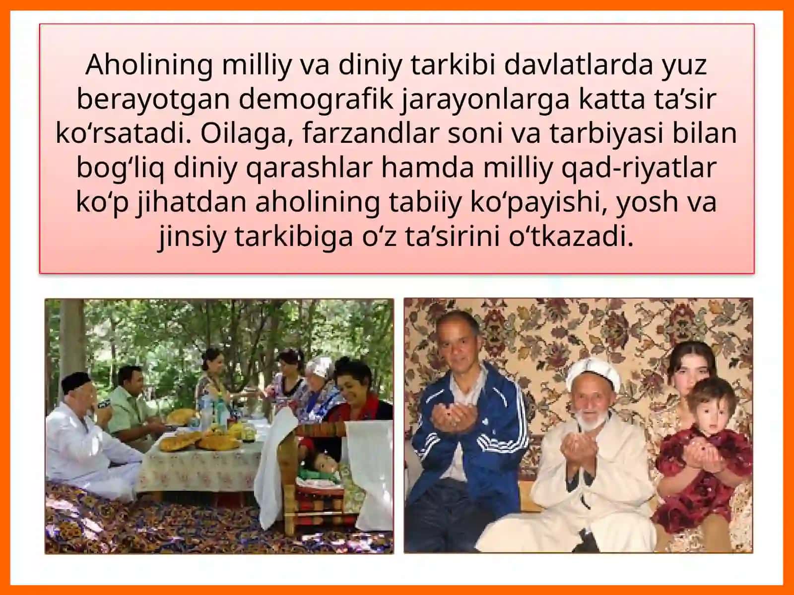 Jahonaholi sining etnik va diniyat tarkibi 4