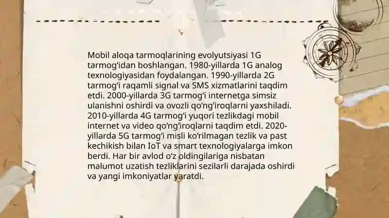 GSM raqamli standarti.DEST texnologiyasi 4