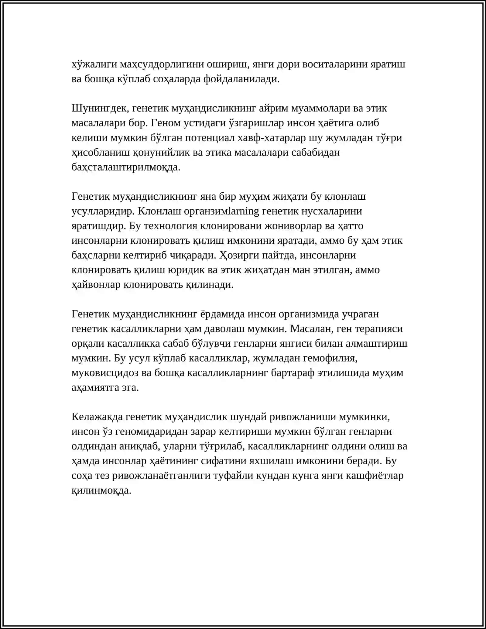O’SIMLIKLARDA HUJAYRA MUHANDISLIGI 4