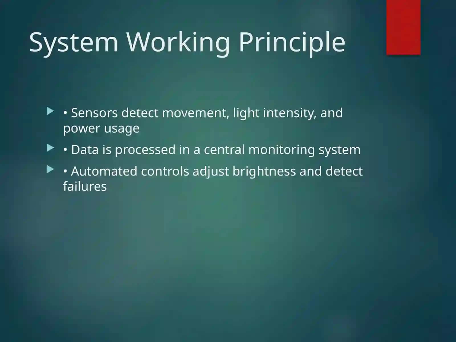Monitoring System for Street Lights 4