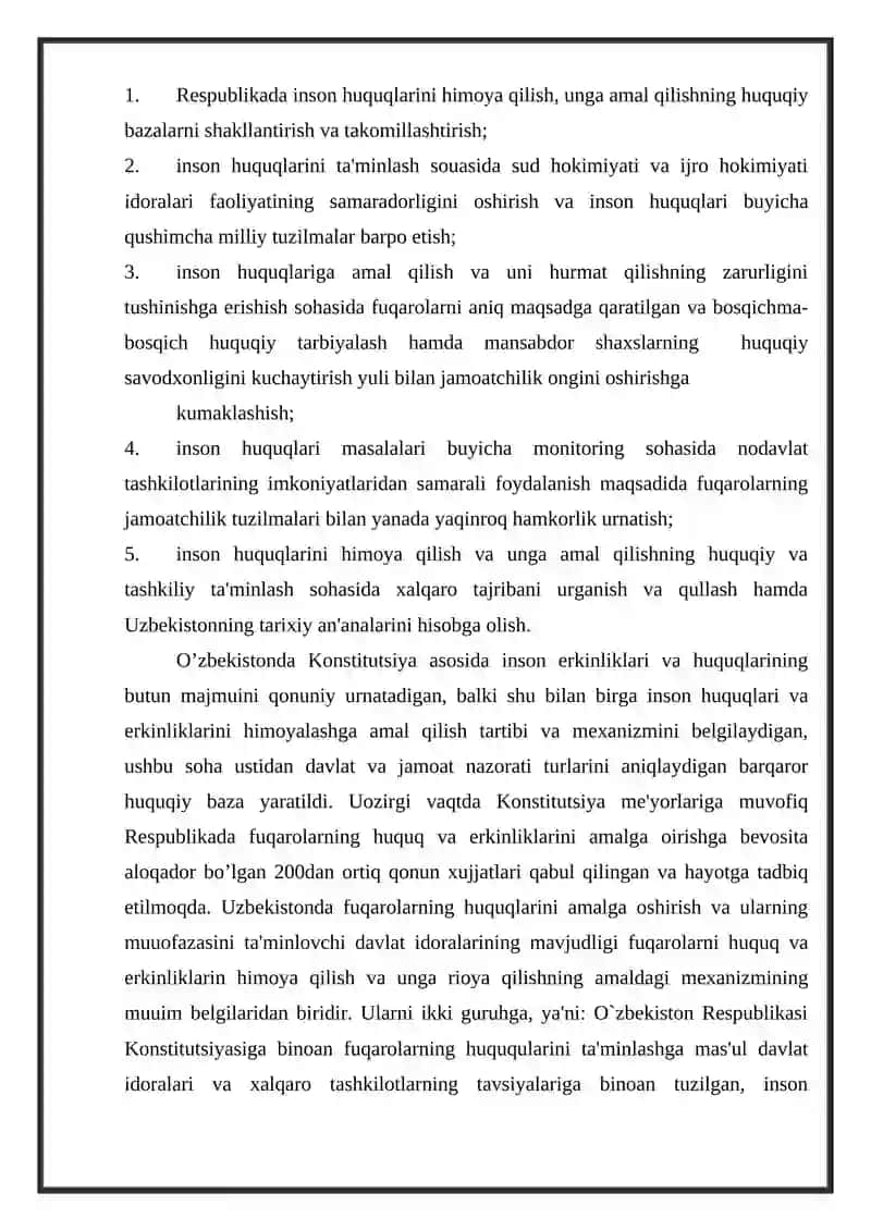 Fuqarolarning davlat xizmatiga kirish huquqi. 4