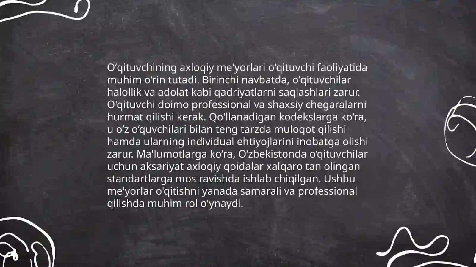 Samarali oʻqituvchining roli ta'lim jarayonida 4