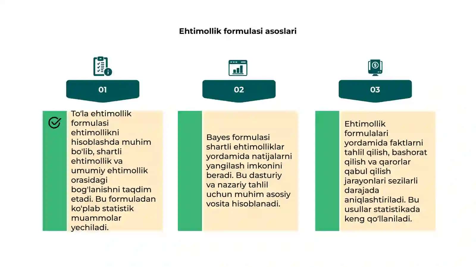 Toʻla ehtimollik formulasi 4