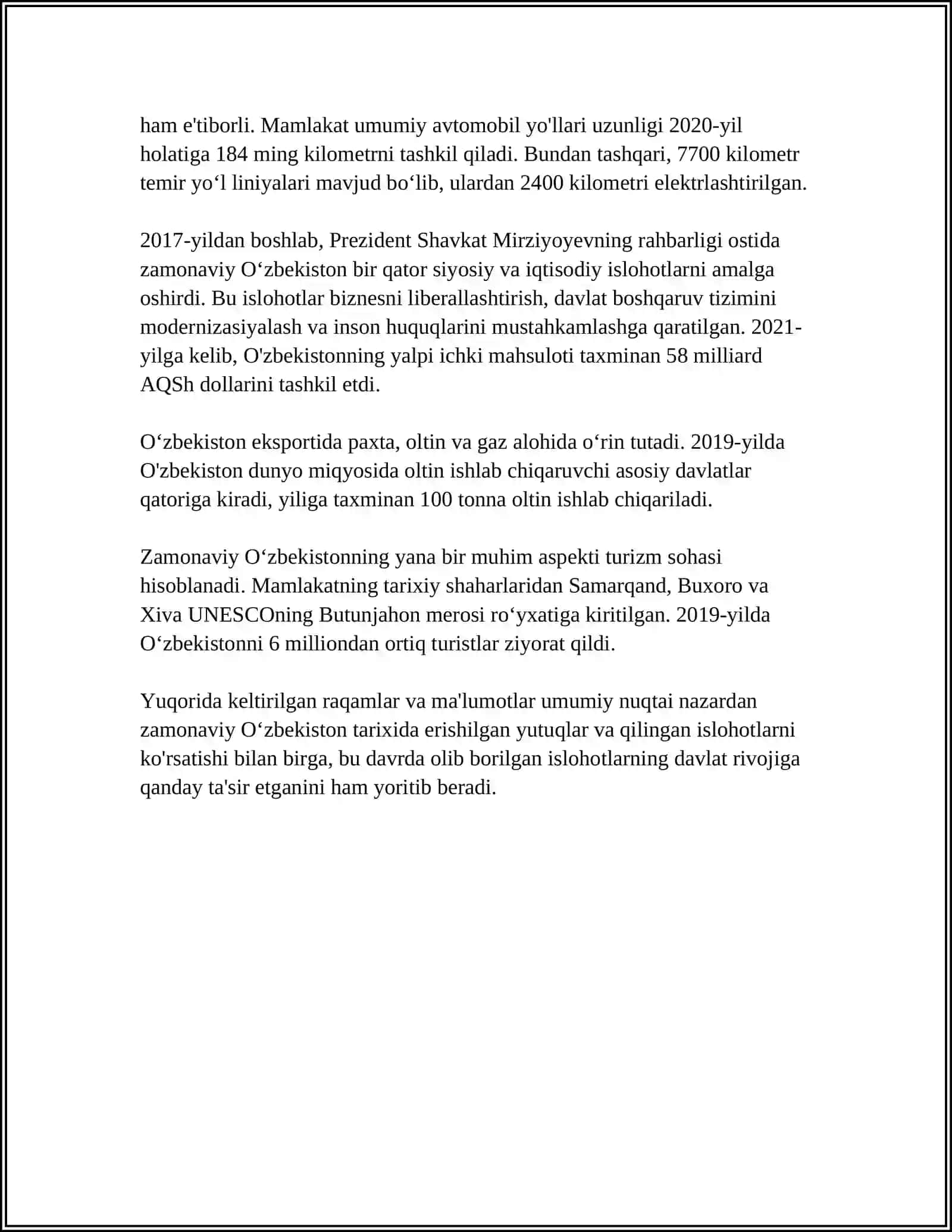 O‘zbekistonning Eng Yangi Tarixi 4