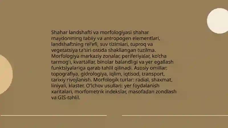Shahar qurilish va geografiya 4