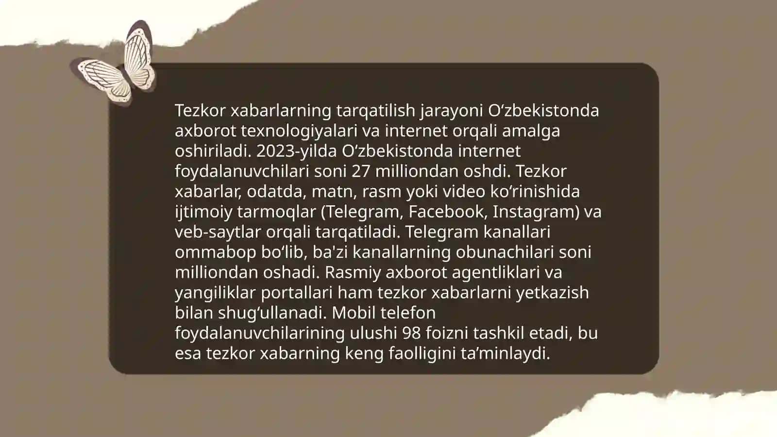 Radio va televideniya tezkor OAV sifatida 4