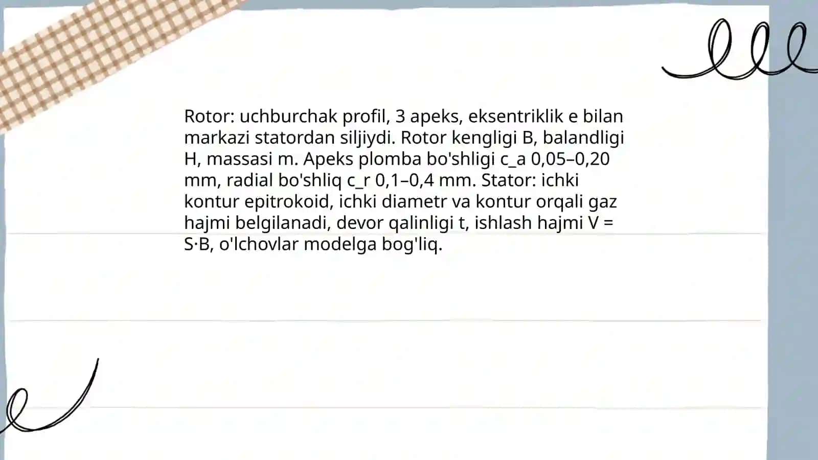 Rotorporshinli dvigatelning tuzilishi va ishlashi 4
