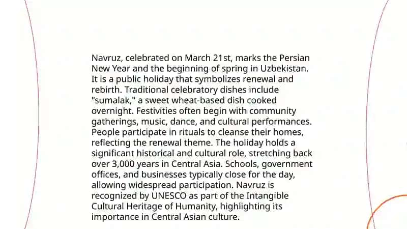 The holiday of Uzbekistan 4