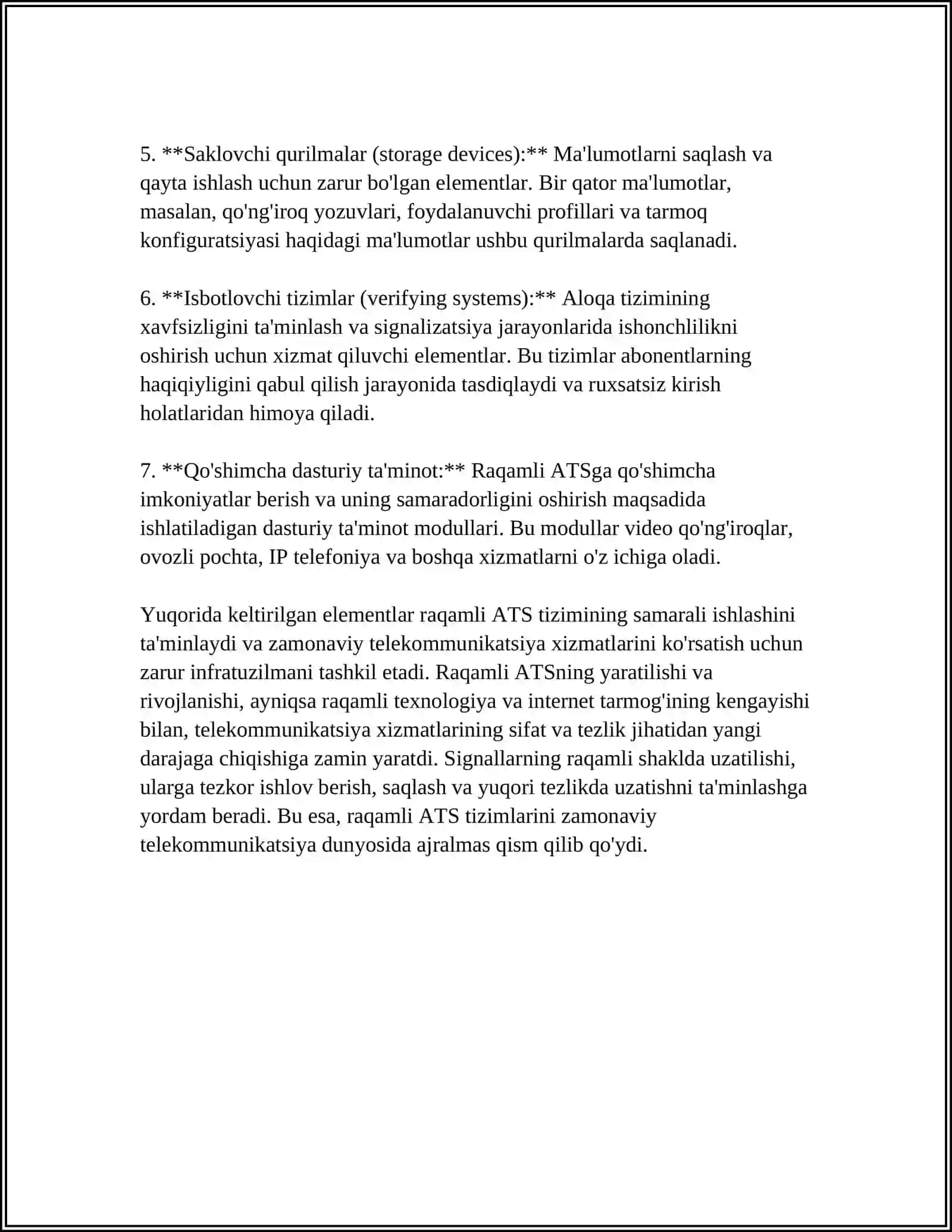 RAQAMLI ATSNI BELGILANISHI VA AFZALLIKLARI 4