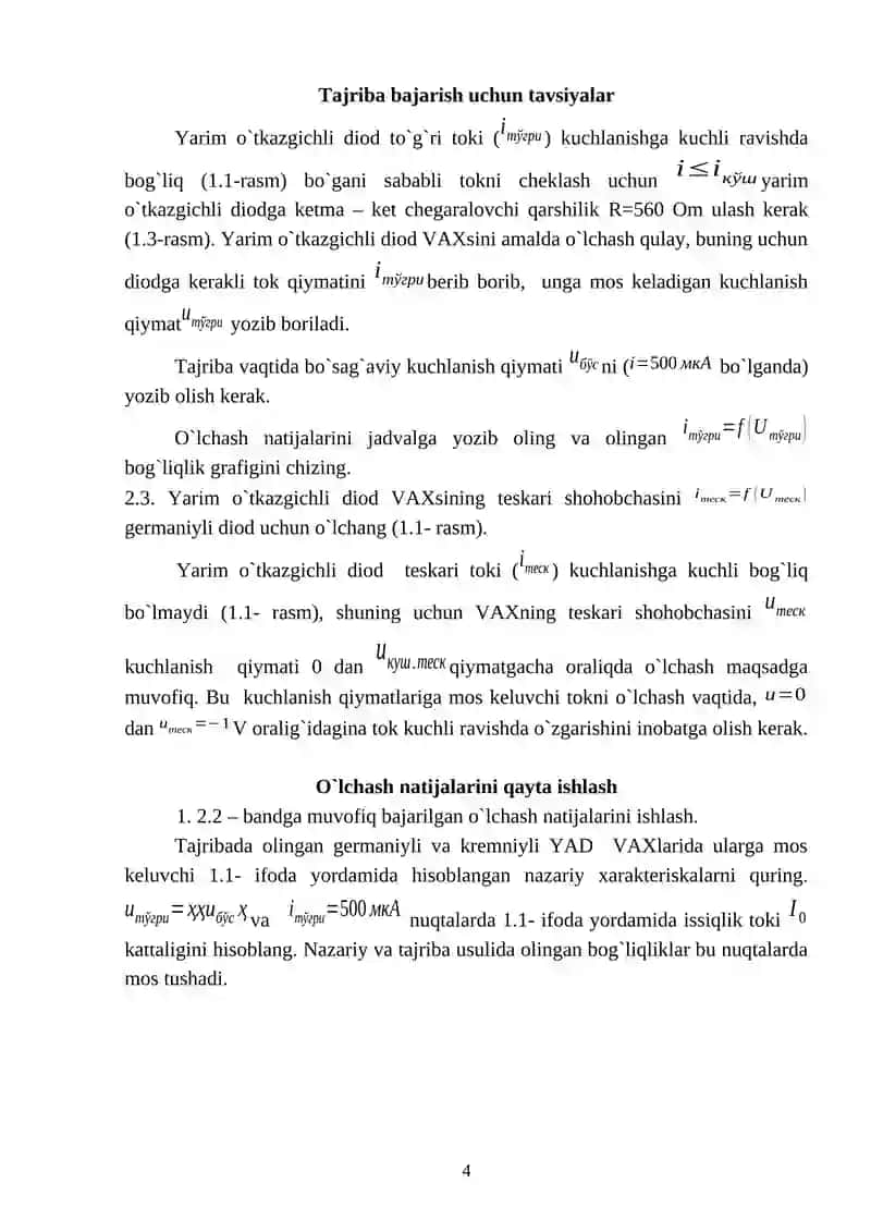 Yarimo`tkazgich Diod 4