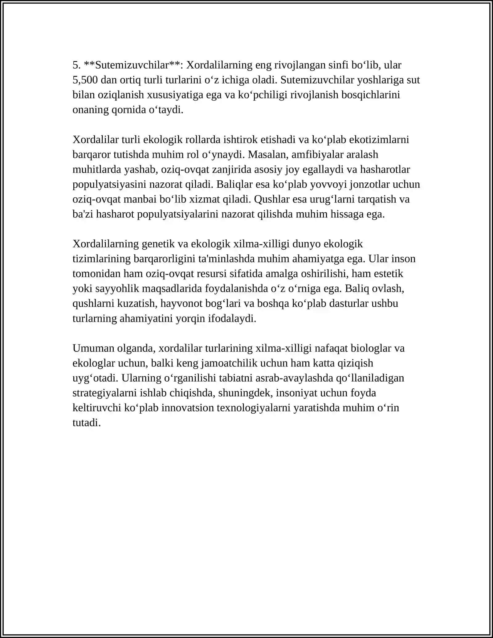 Xordalilar Turi 4