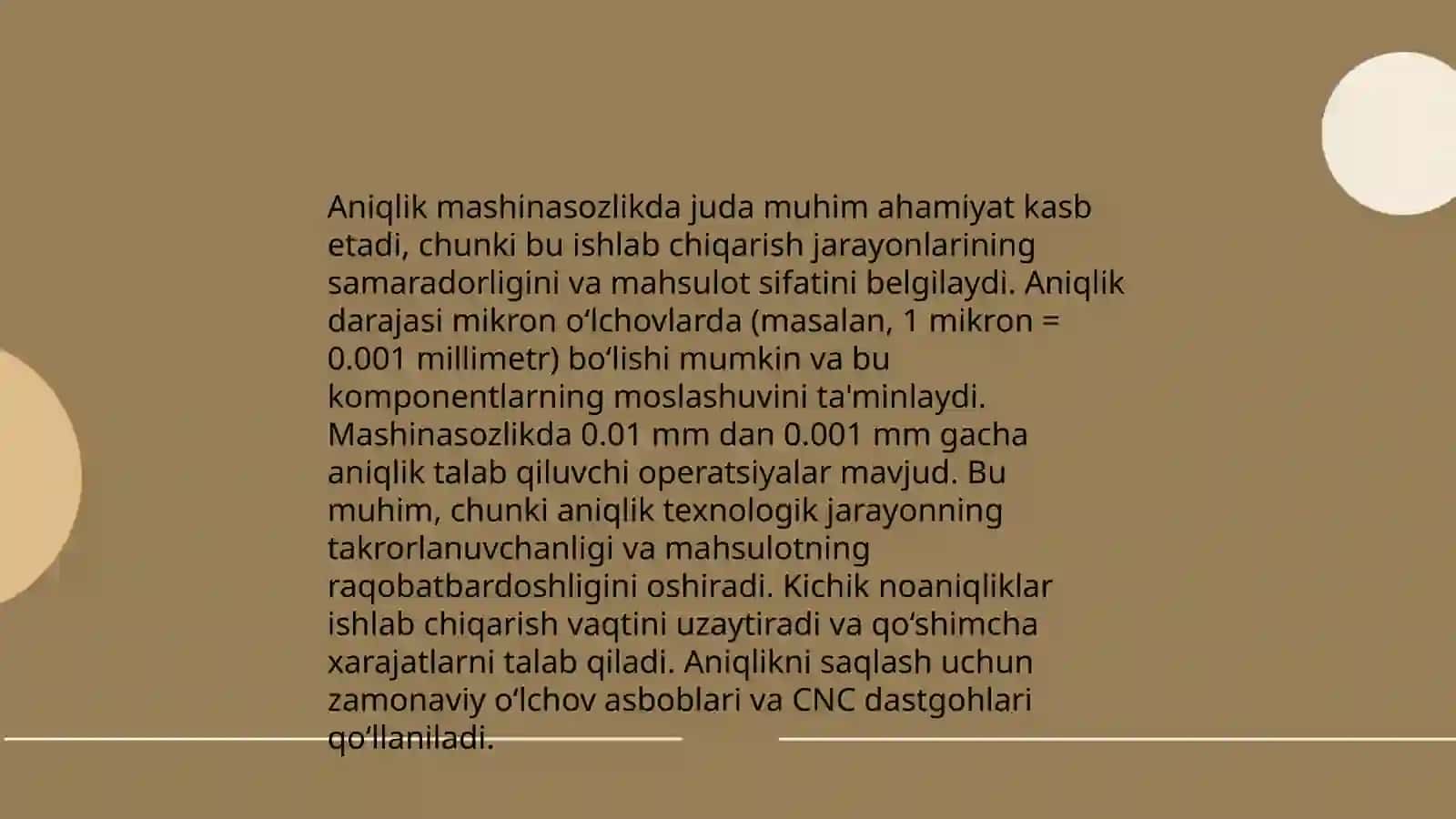 Mashinasozlikda aniqlik tushunchasi 4