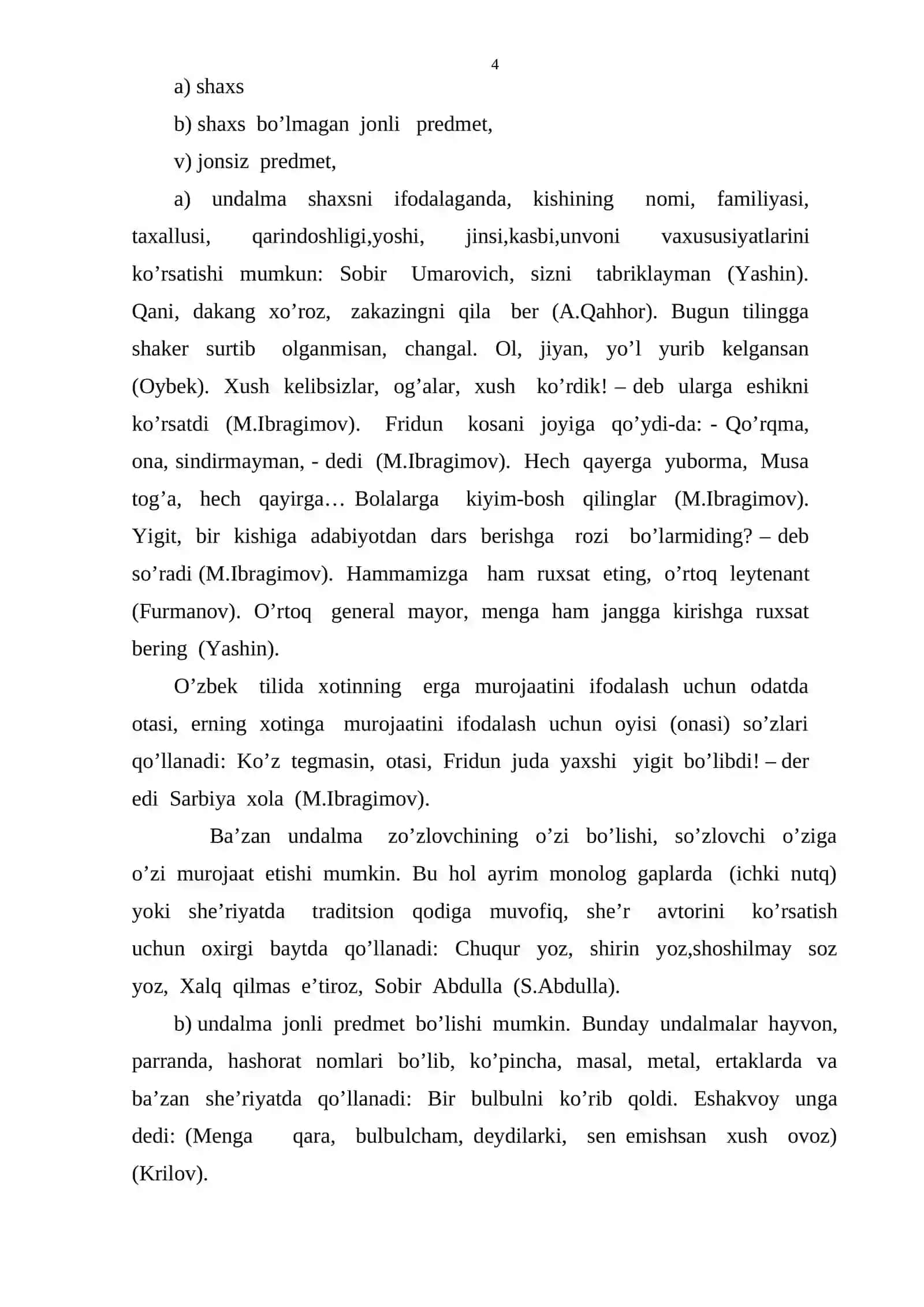 Undalmalar 4