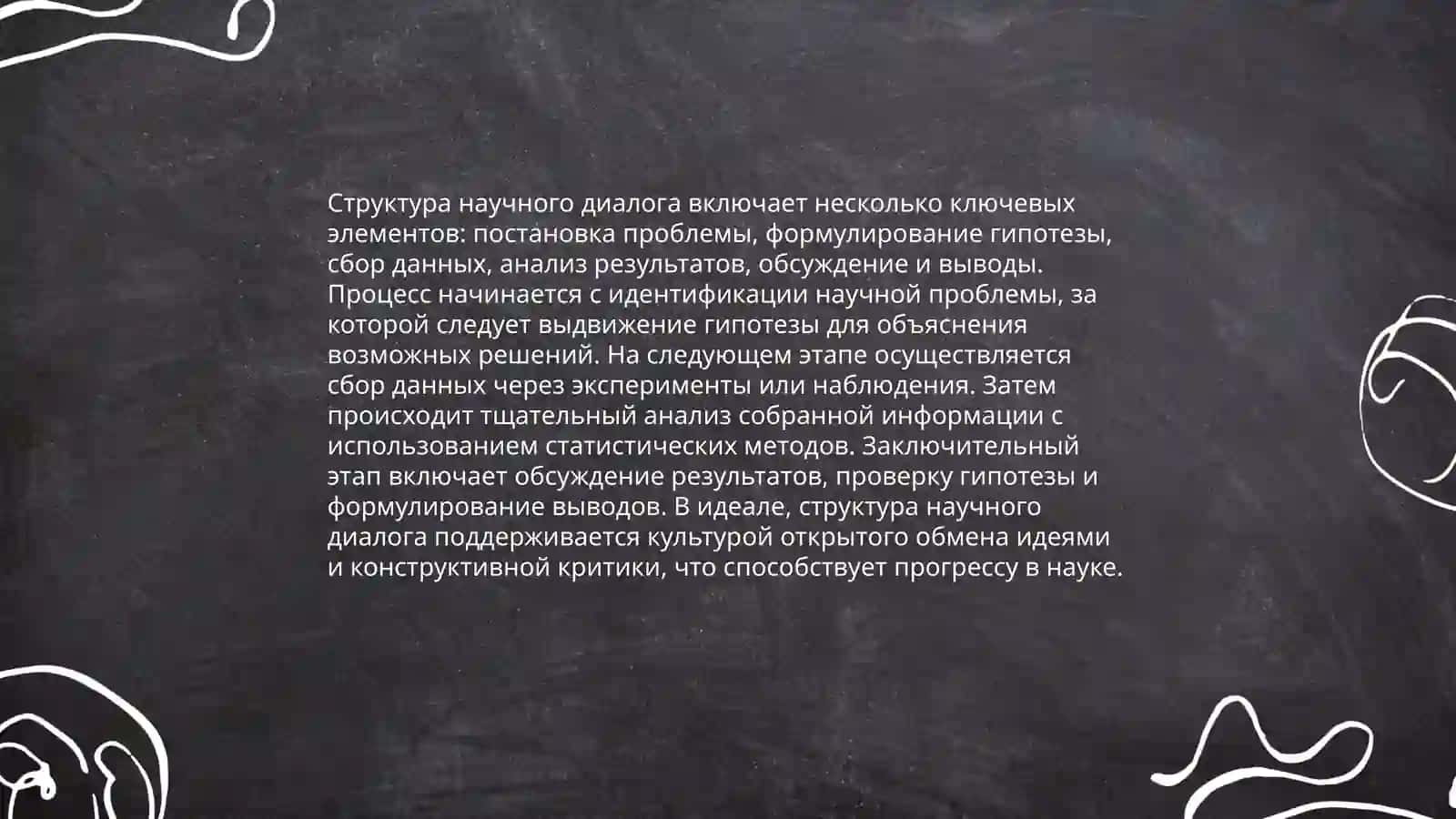 Диалог научный спор 4