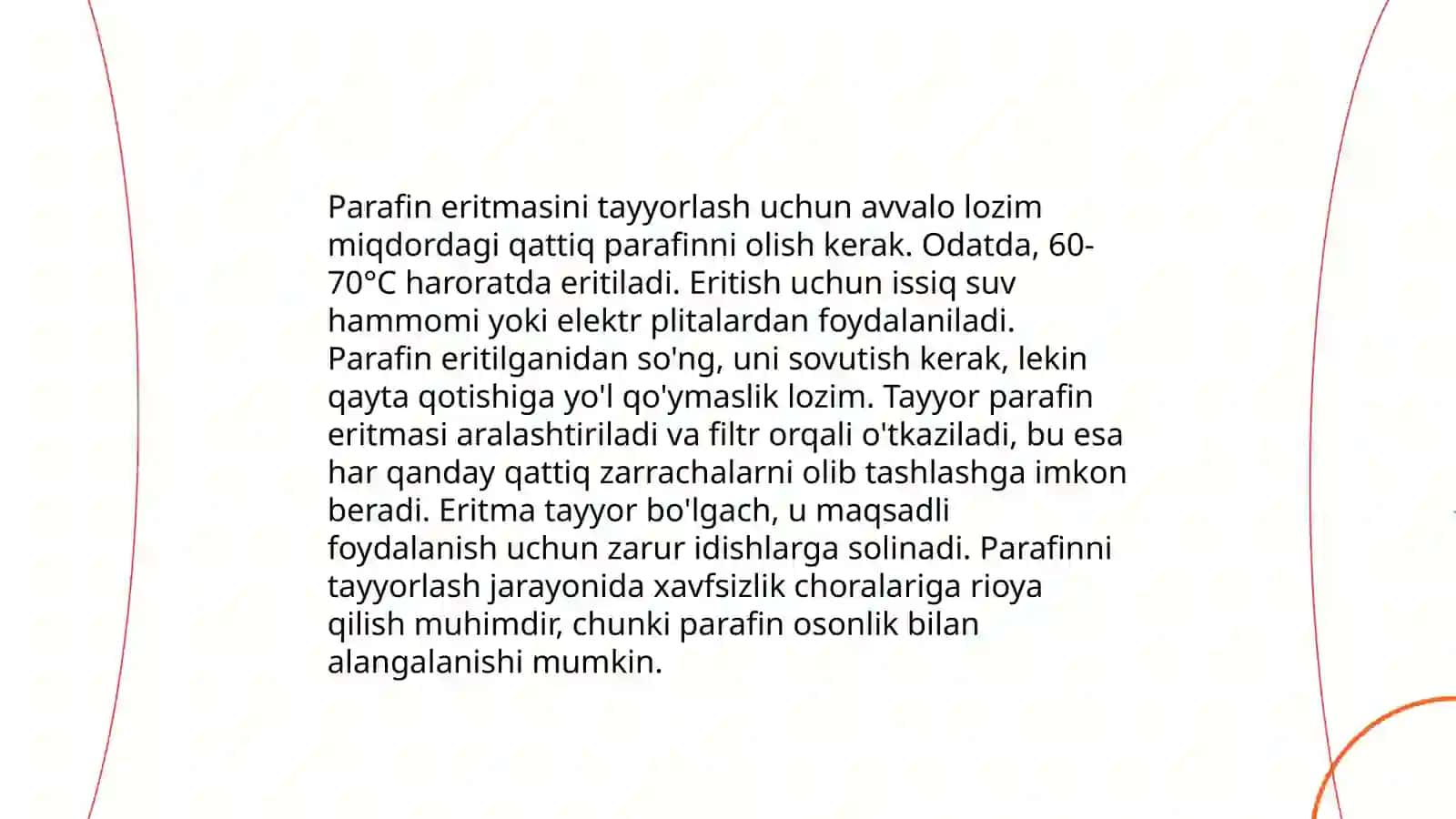 Parafin erishi 4