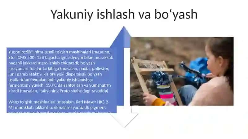 Jakkart trikotaj mashinalarining naqshli to'qimalarini olish 4