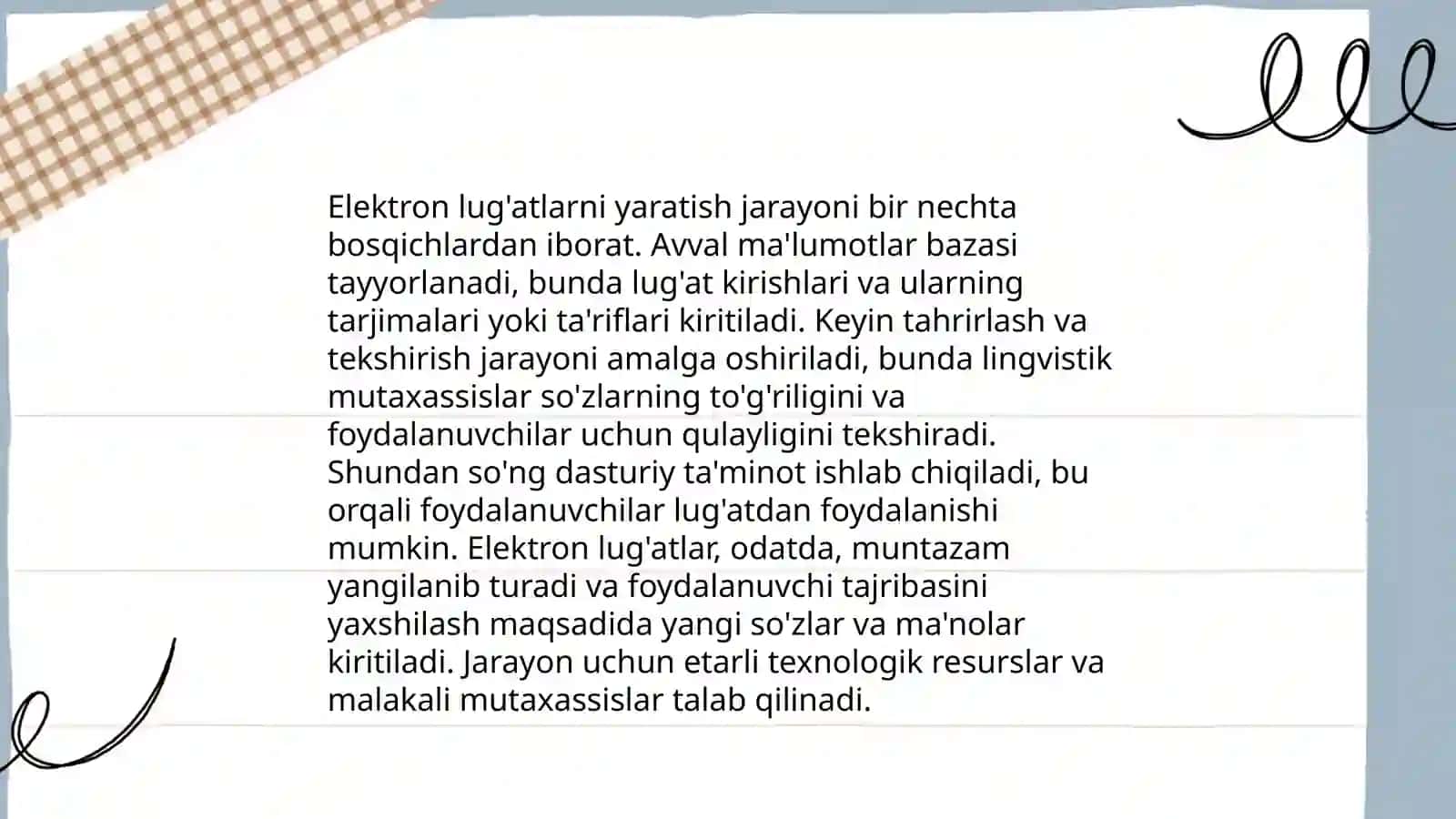 Elekron luģatlar yaratish 4