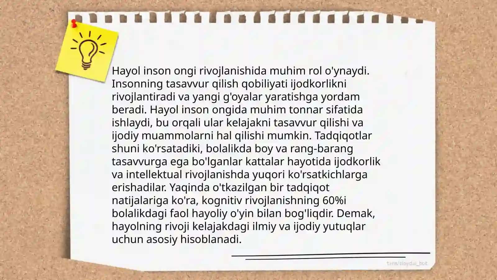 Hayol haqida tushuncha 4