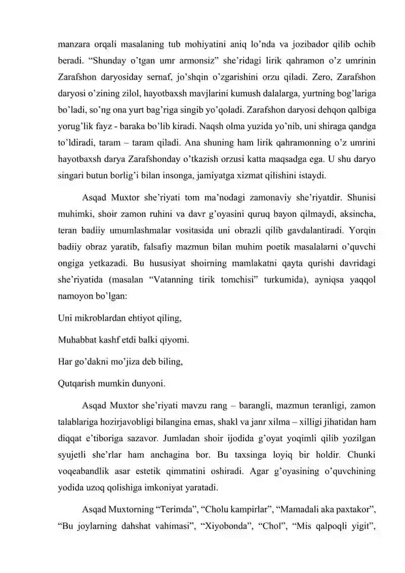 Asqad muxtor hayot yoli haqida maqola 4