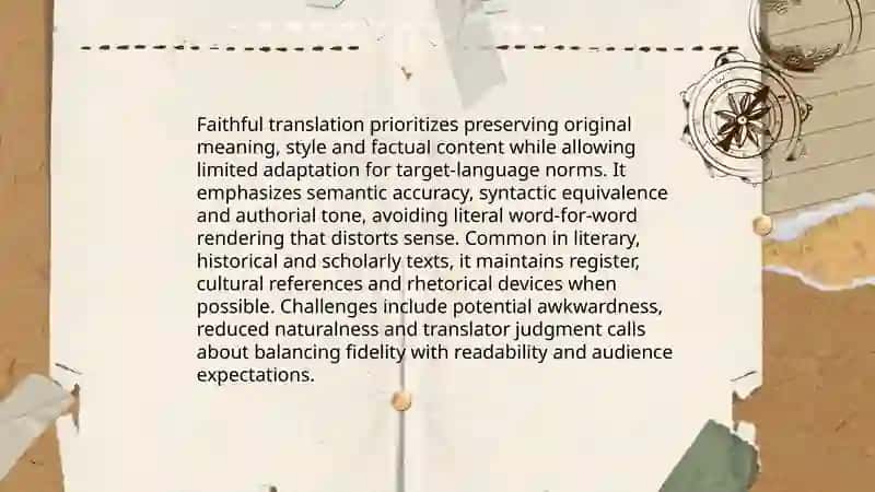 The main types of translation 4