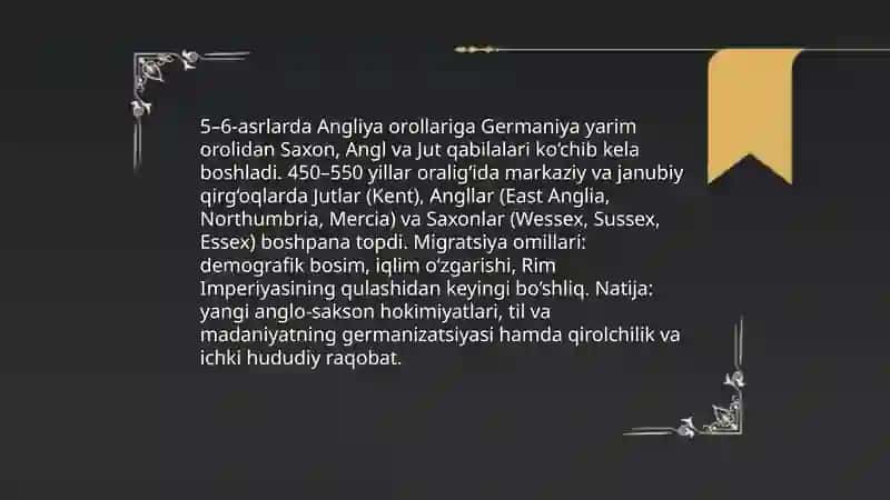 Britaniyada angl-sakslar bosqini.Qirol Artur 4
