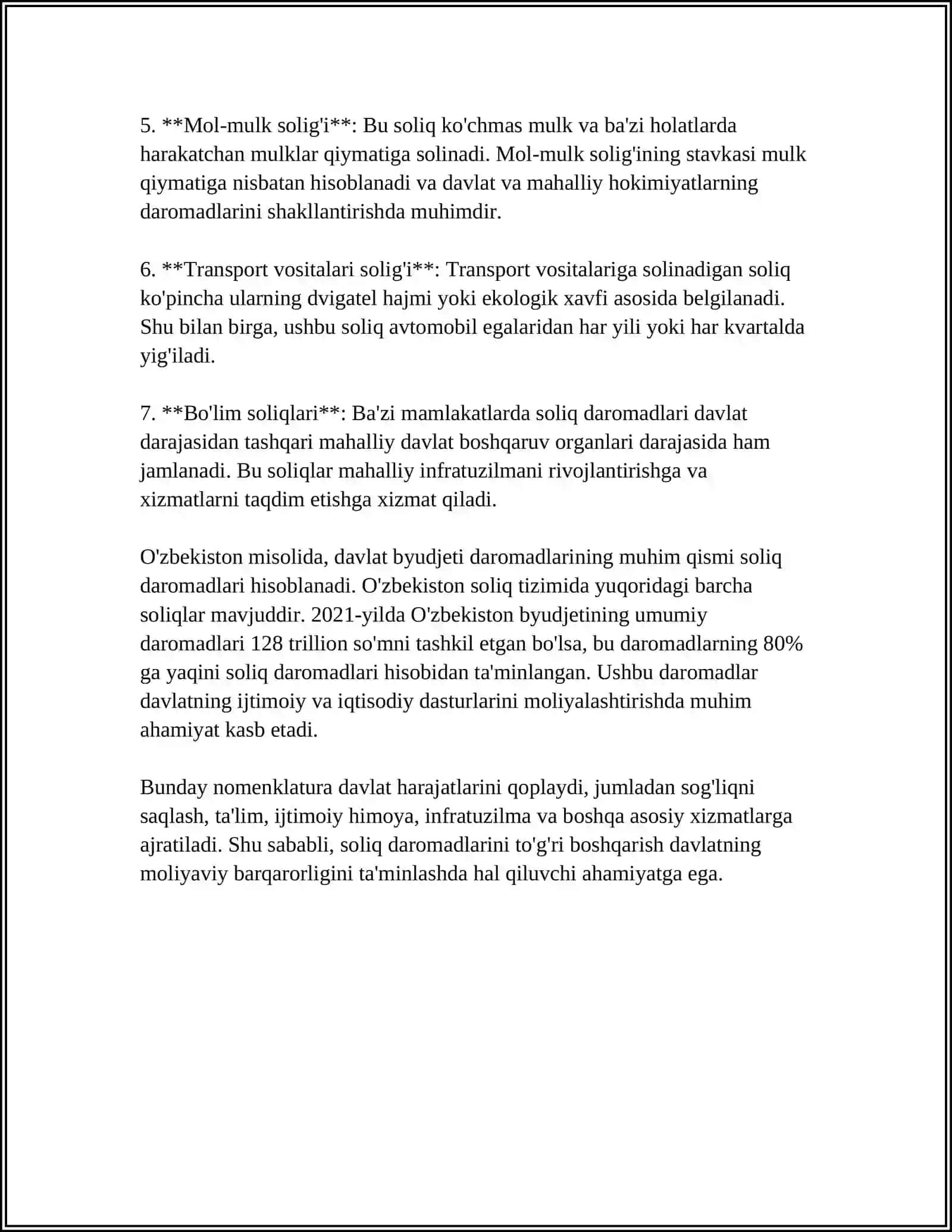 BYUDJET DAROMADLARI VA ULARNING SHAKLLANISH MANBALARI 4