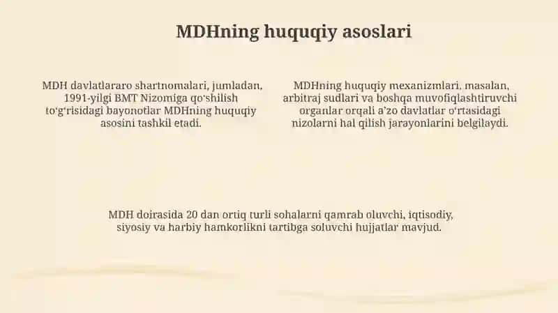 MDH ning tashkil topishi 4