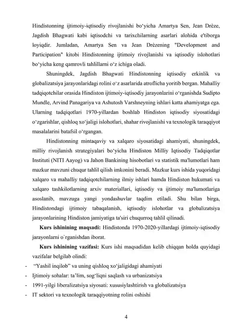 Hindistonda 1970-2020-yillardagi ijtimoiy-iqtisodiy jarayonlar 4
