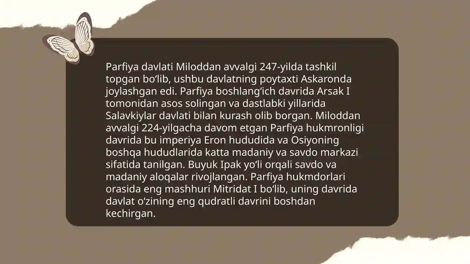 Qadimgi Parfiya davlatini yuksalishi 4