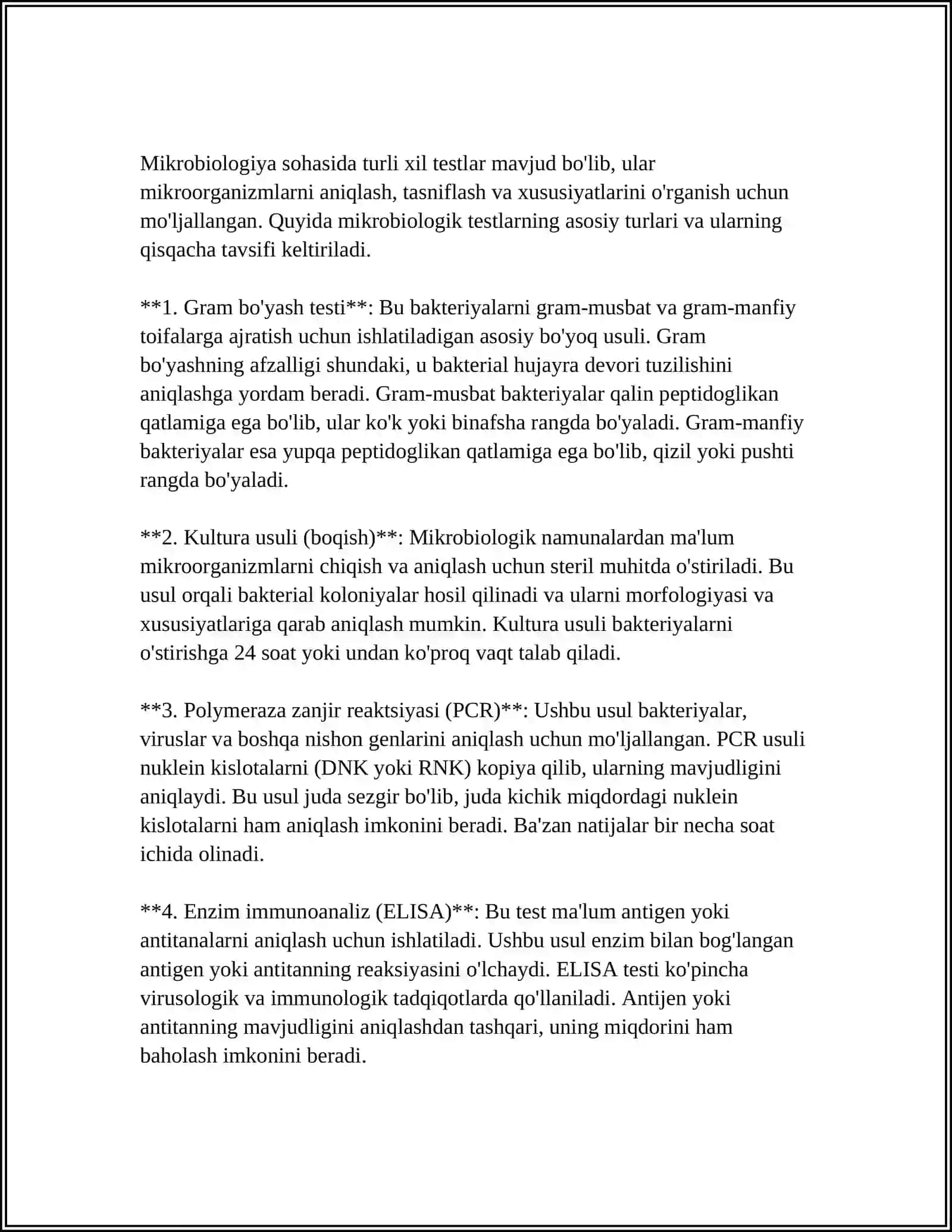 BAKTERIYALARNI,, BERJI” ANIQLAGICHI 4