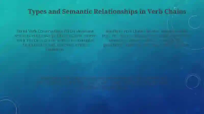 Verb chains 4