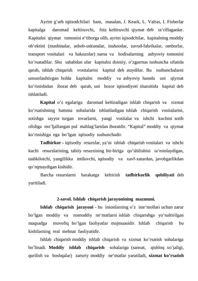 Ishlab chiqarishning umumiy va pirovard natijalari 4