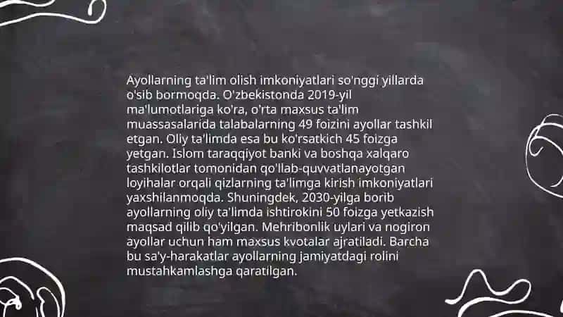 Turkmanistonda gender tengligi 4