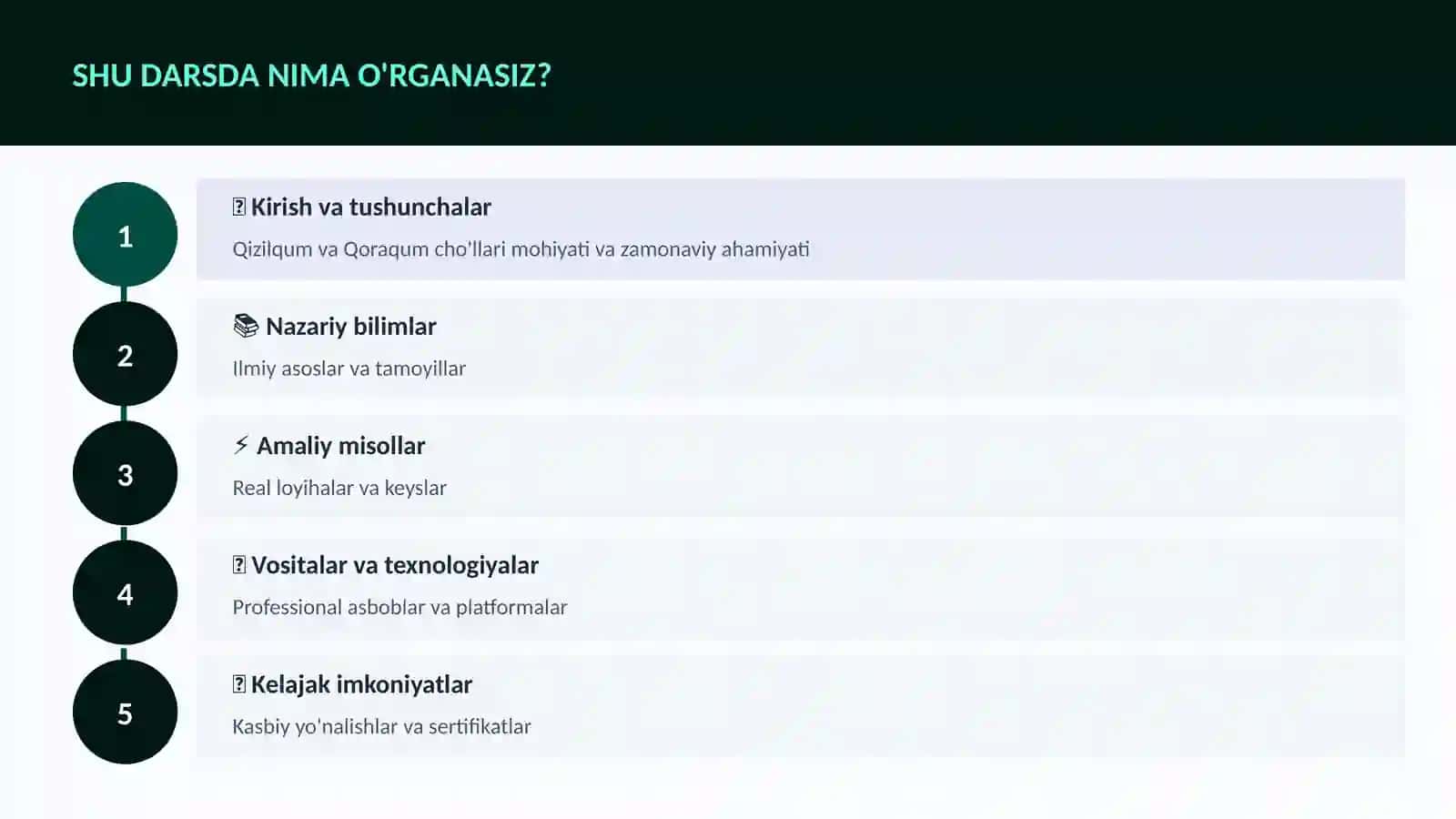 Qizilqum va Qoraqum cho'llari 4